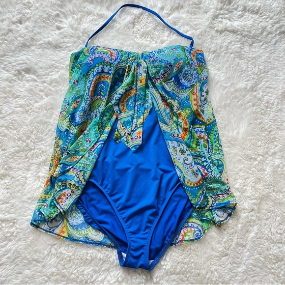 Ralph Lauren Paisley Swimsuit 12 - Picture 6 of 10